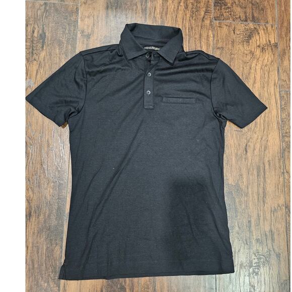 Banana Republic Black Polo Shirt - Women's XXS - Stretchy - Picture 1 of 4